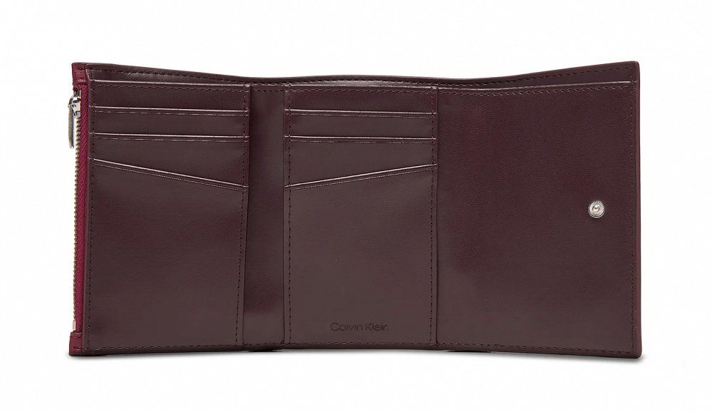 Calvin Klein Γυναικείο Μικρό Πορτοφόλι LV04F1117G Z1K Μπορντώ