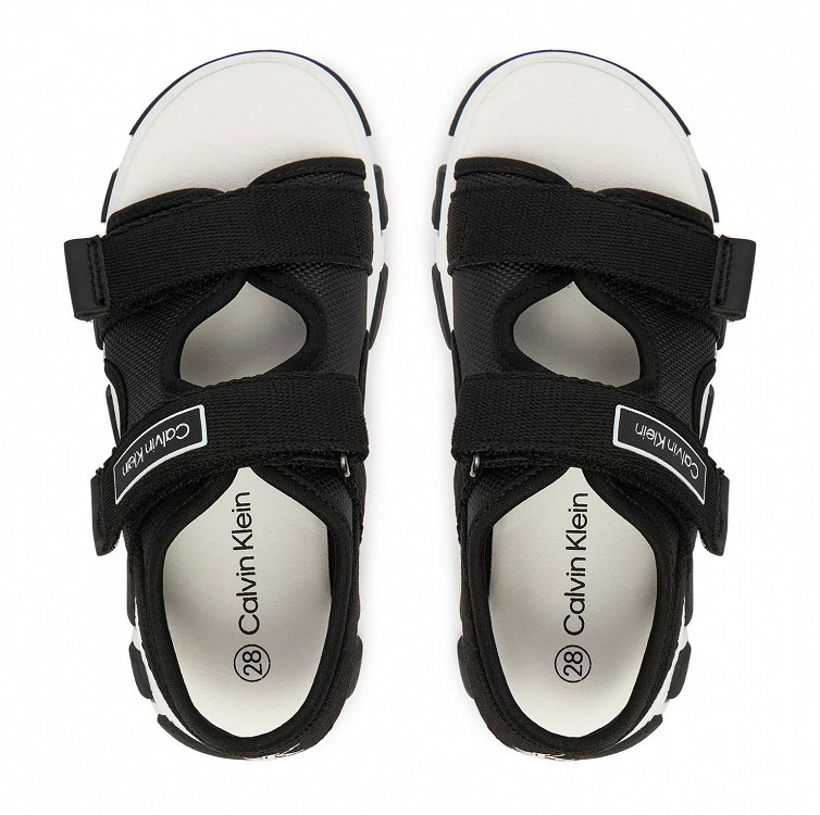 Calvin Klein Παιδικό Πέδιλο Για Αγόρια V1B2-83321-1564 Μαύρο