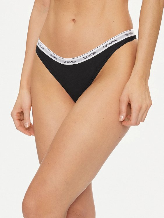 Calvin Klein Underwear Σετ 3 Στρινγκ 000QD5209E UB1 Μαύρο
