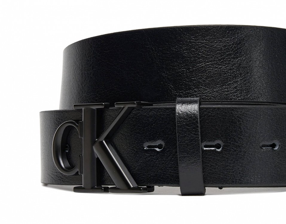 Calvin Klein Ανδρική Δερμάτινη Ζώνη 3.5mm LV04D7016G V8L Μαύρο