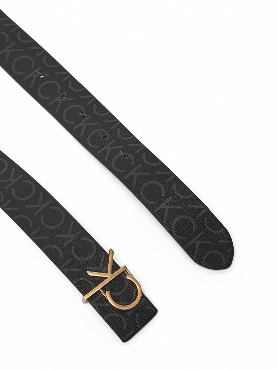 Calvin Klein Γυναικεία Δερμάτινη Reversible Ζώνη 30mm LV04F7038G UB1 Μαύρο