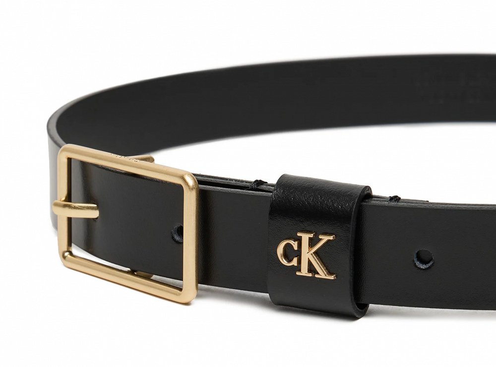 Calvin Klein Γυναικεία Δερμάτινη Ζώνη 2.5mm LV04F7050G YIH Μαύρο