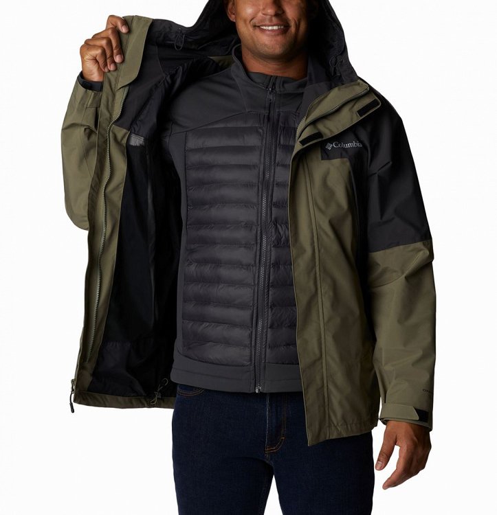 Columbia Ανδρικό Μπουφάν Canyon Meadows™ Interchange Jacket 2008175-397 Stone Green