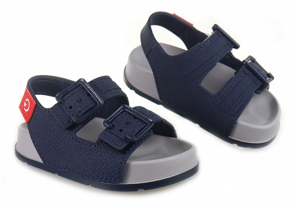 Cartago Zaxy Παιδικό Πέδιλο Milao Slide Baby 11713-22213 Grey/Blue/Red