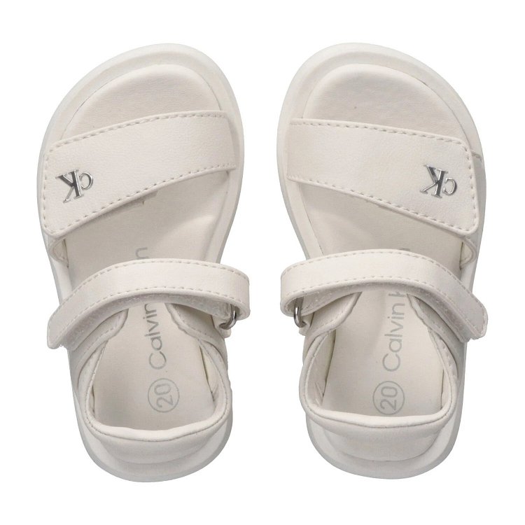 Calvin Klein Παιδικό Πέδιλο Για Κορίτσια V1A2-83240-0326 Λευκό