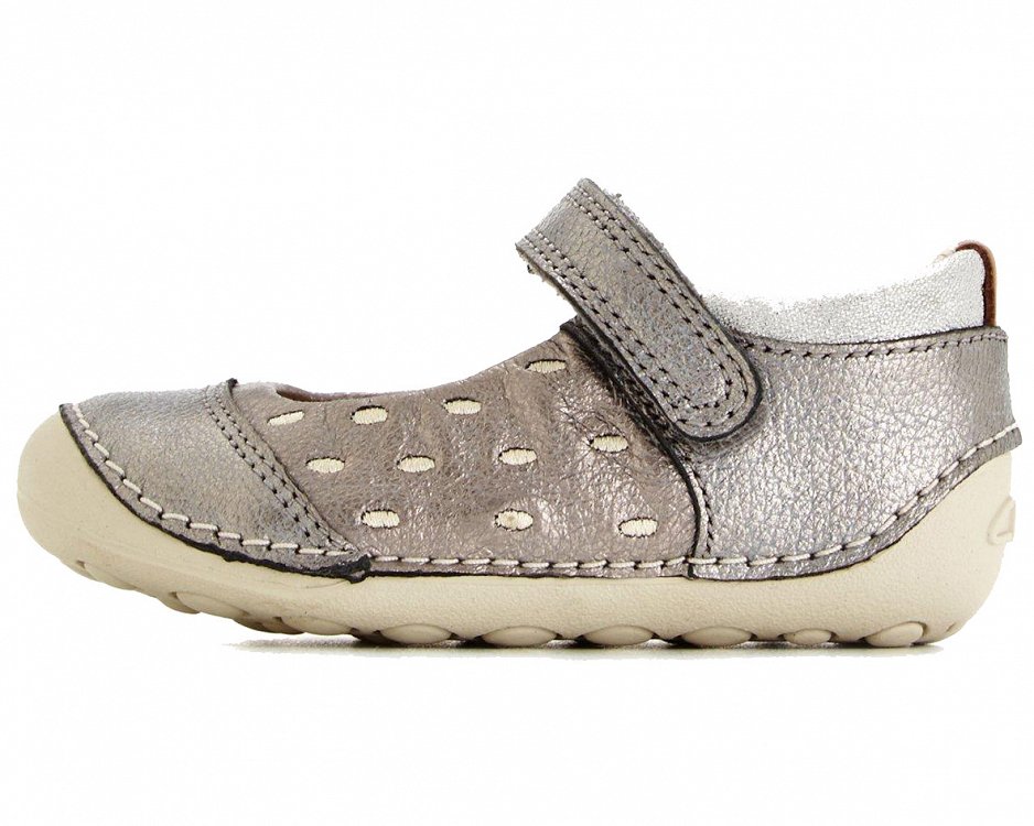 Clarks Kids Little Lou Ασημι