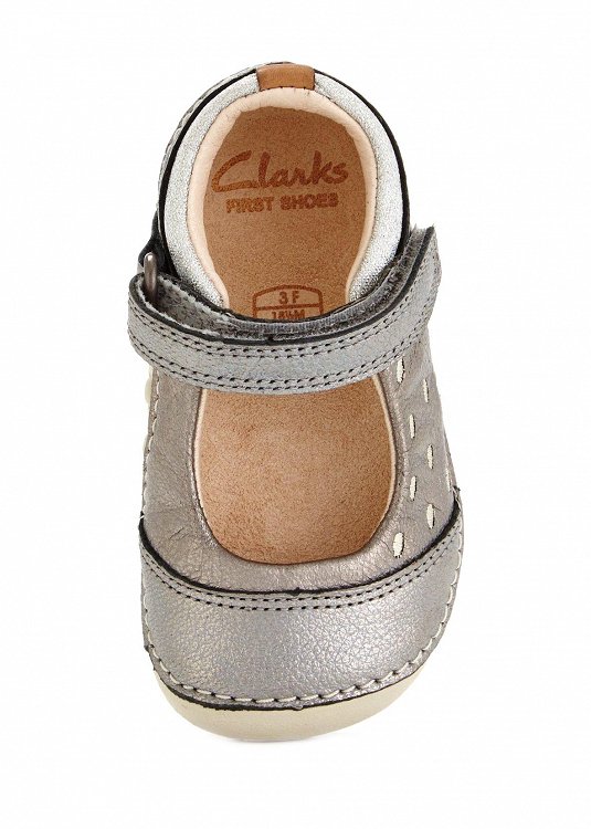 Clarks Kids Little Lou Ασημι