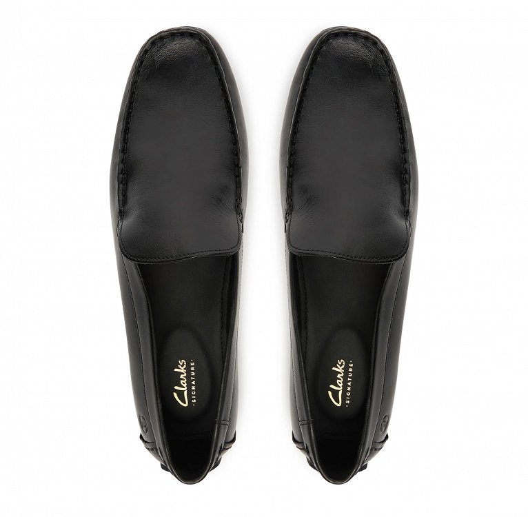Clarks Μοκασίνια Corsley Plain 26186444 Μαύρο