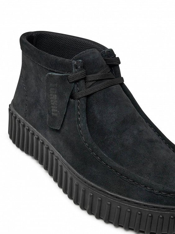Clarks Γυναικείο Μποτάκι Torhill Moss 26179360 Black Suede
