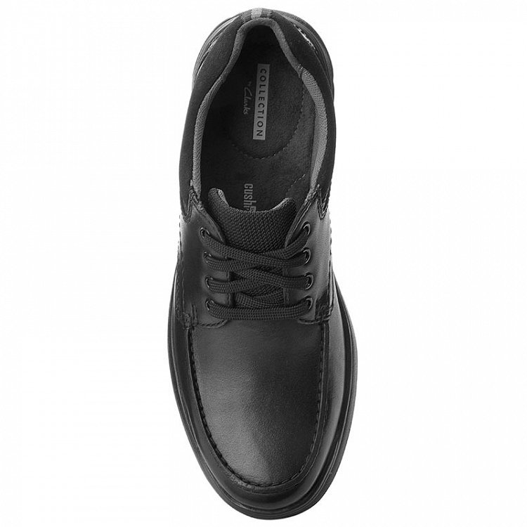 Clarks Cotrell Edge 261373857 Blk Smooth Leather