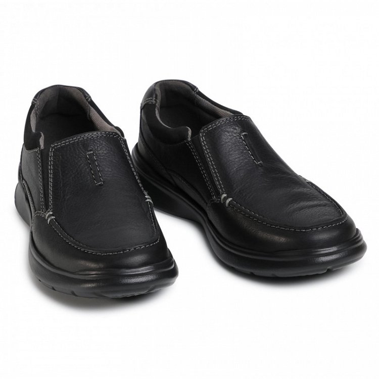 Clarks Cotrell Free 261315937 Black Oily Leather