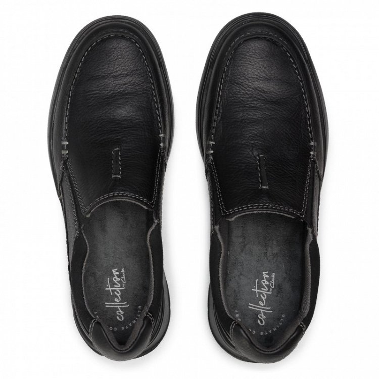Clarks Cotrell Free 261315937 Black Oily Leather