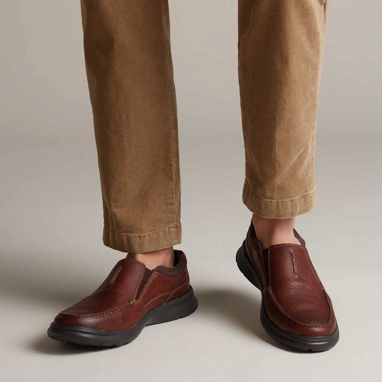 Clarks Cotrell Free 261315667 Tobacco Leather