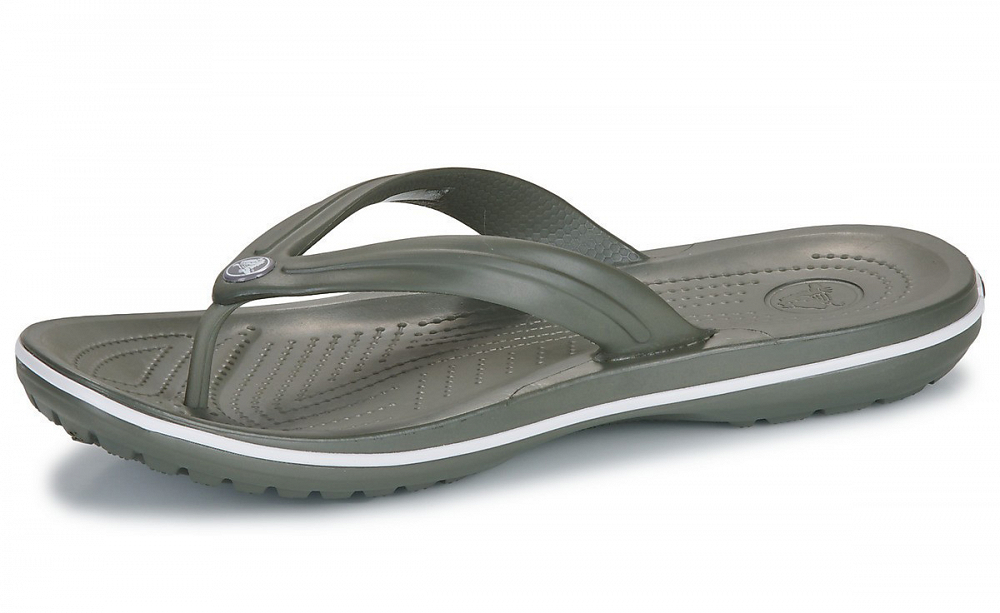 Crocs Ανδρική Σαγιονάρα Crocband Flip 11033-3J5 Γκρι