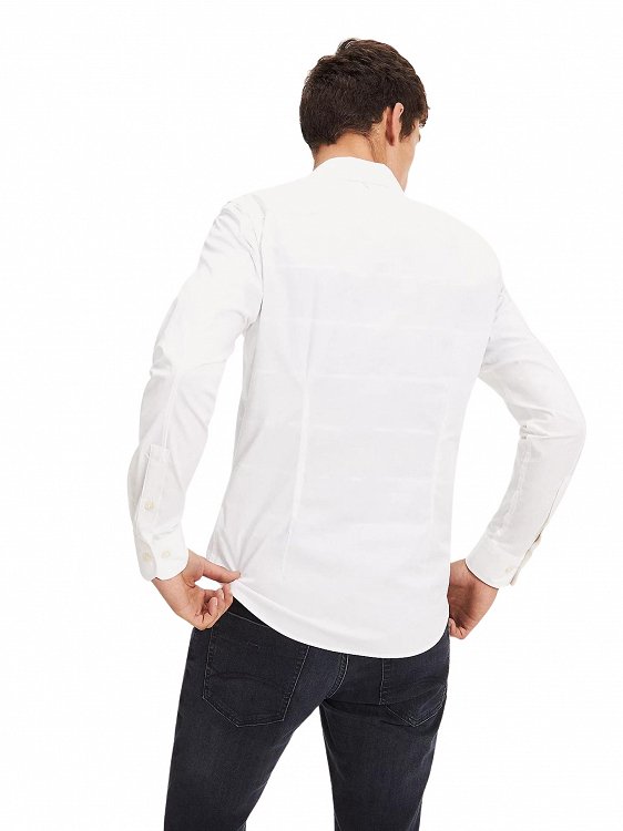 Tommy Hilfiger Original Stretch Shirt DM0DM04405 100 Classic White