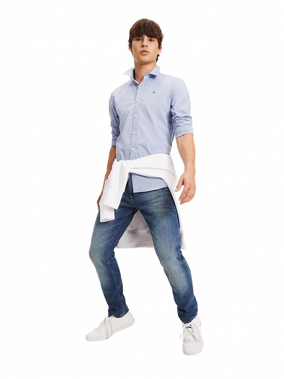 Tommy Hilfiger Original Stretch Shirt DM0DM04405 556 Lavender Lustre