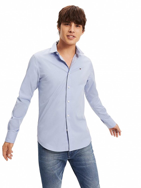 Tommy Hilfiger Original Stretch Shirt DM0DM04405 556 Lavender Lustre