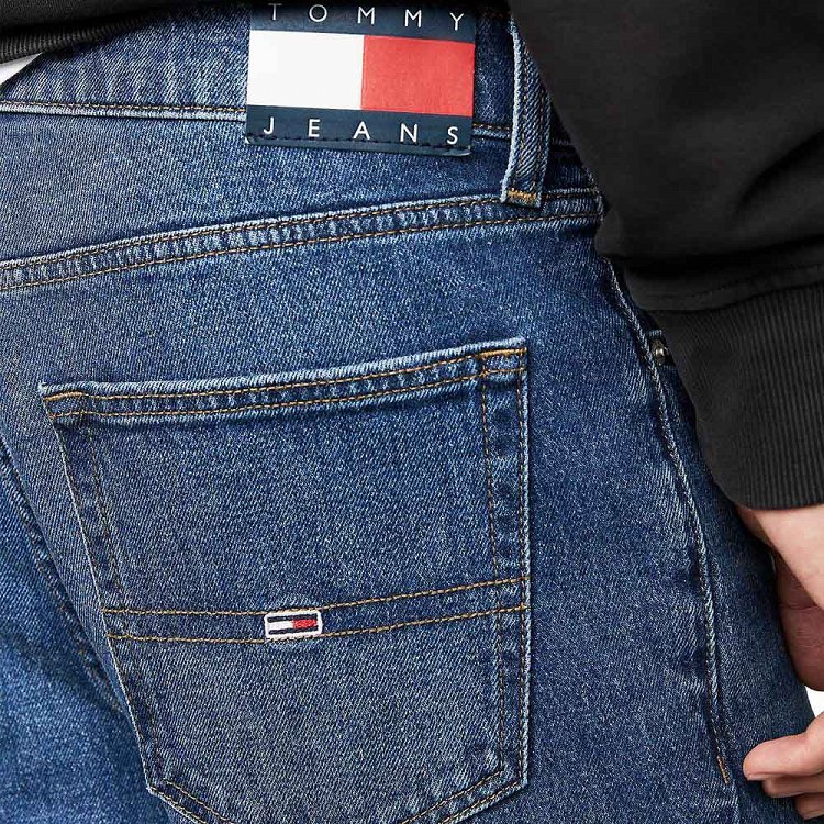 Tommy Hilfiger Ανδρικό Τζιν Παντελόνι DM0DM20178 1BK Μπλε