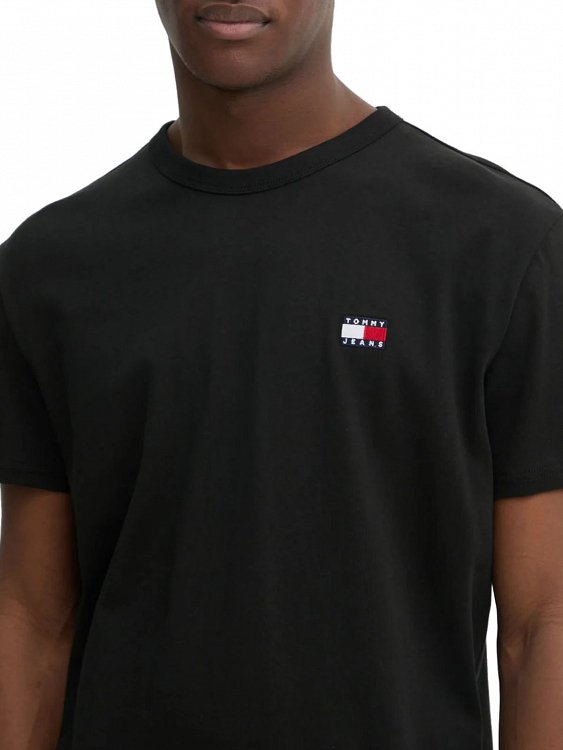Tommy Hilfiger Ανδρικό T-Shirt Badge Tee DM0DM20322 BDS Μαύρο