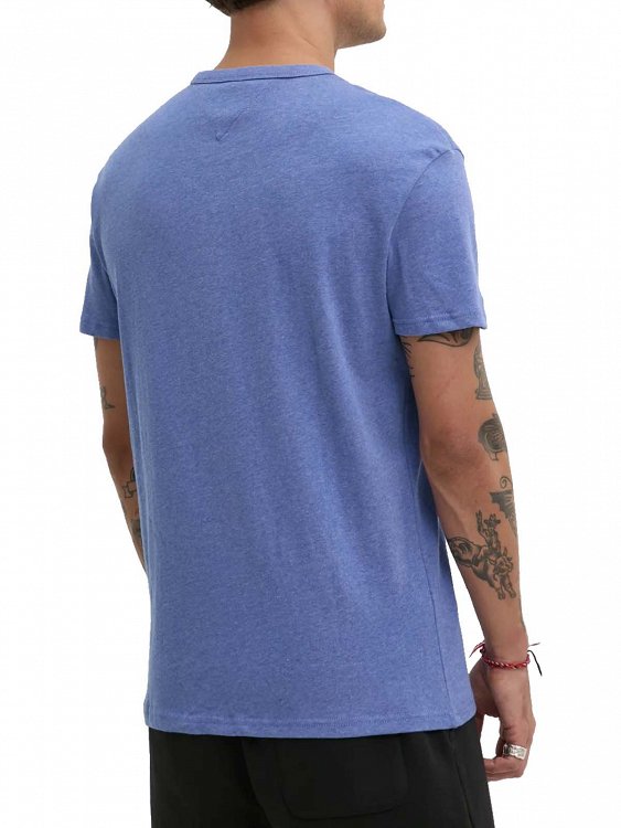 Tommy Hilfiger Ανδρικό T-Shirt Badge Tee DM0DM20322 DSF Μπλε