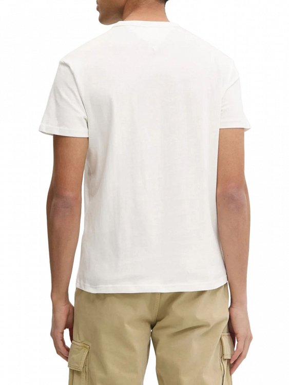 Tommy Hilfiger Ανδρικό T-Shirt Badge Tee DM0DM20322 YBL Λευκό