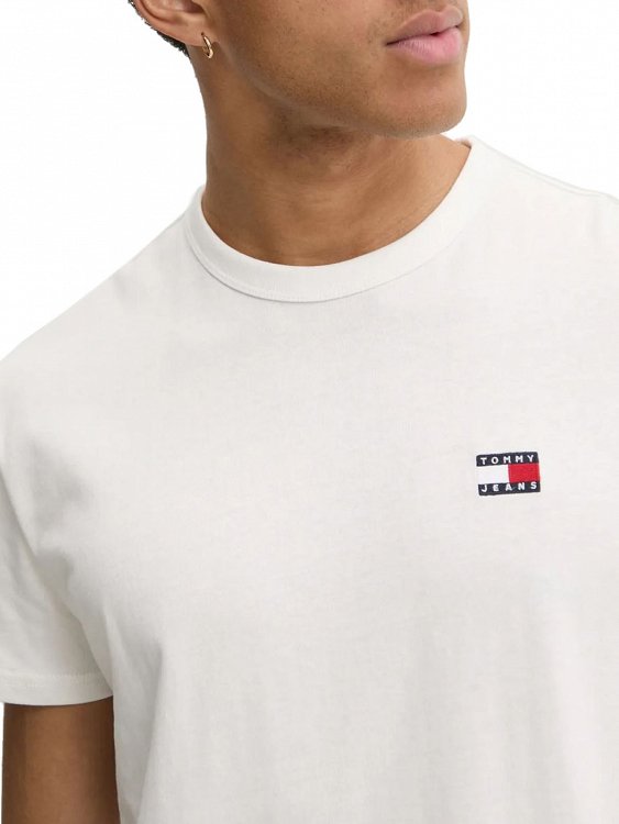 Tommy Hilfiger Ανδρικό T-Shirt Badge Tee DM0DM20322 YBL Λευκό