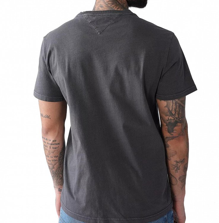 Tommy Hilfiger Ανδρικό T-Shirt Washed Pocket Tee DM0DM20332 PT2 Μαύρο