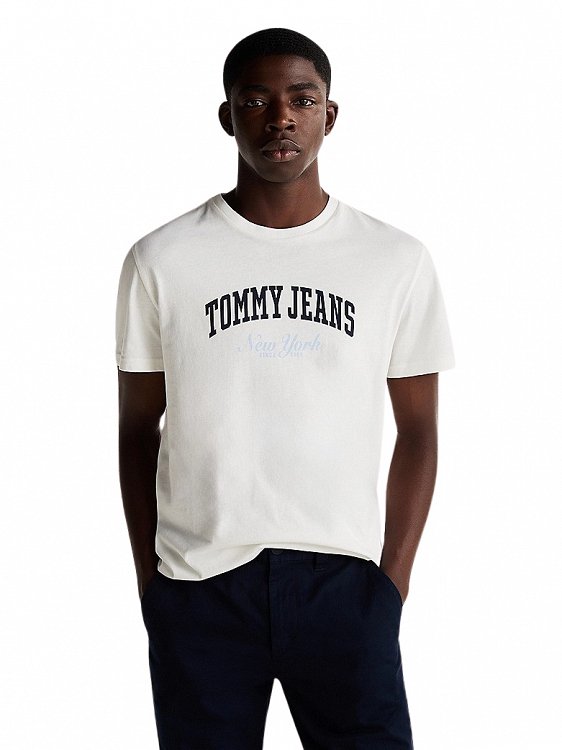 Tommy Hilfiger Ανδρικό T-Shirt DM0DM20362 YBL Λευκό