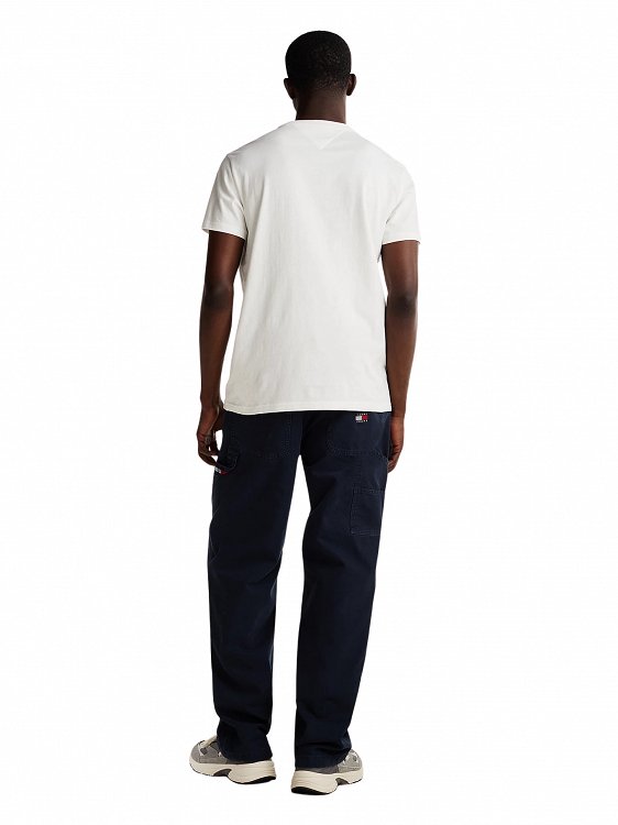 Tommy Hilfiger Ανδρικό T-Shirt DM0DM20365 YBL Λευκό