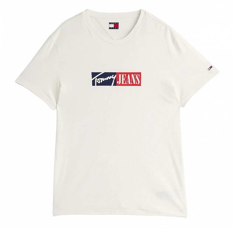 Tommy Hilfiger Ανδρικό T-Shirt DM0DM20365 YBL Λευκό