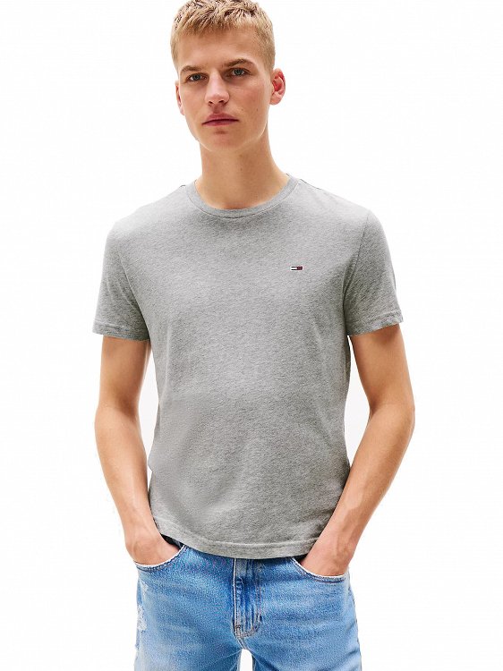 Tommy Hilfiger Σετ 2 Ανδρικά T-Shirt DM0DM20687 0XU Μπλε/Γκρι