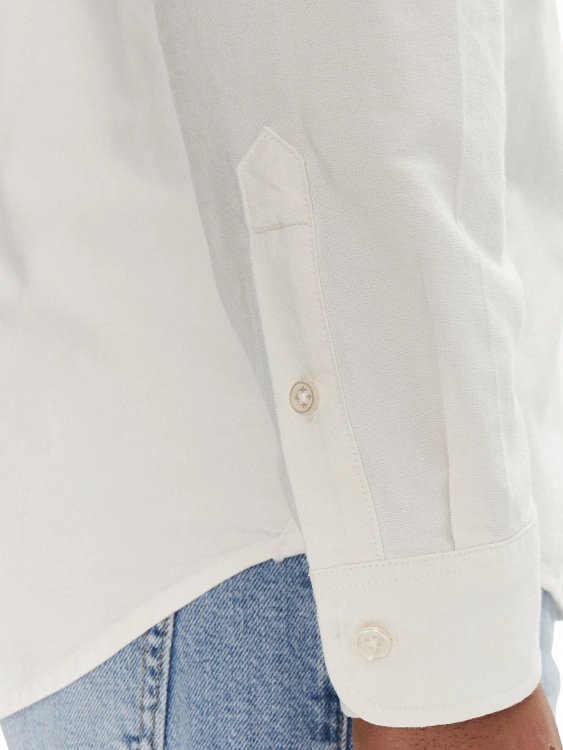 Tommy Hilfiger Ανδρικό Πουκάμισο Regular Oxford Shirt DM0DM21298 YBL Λευκό