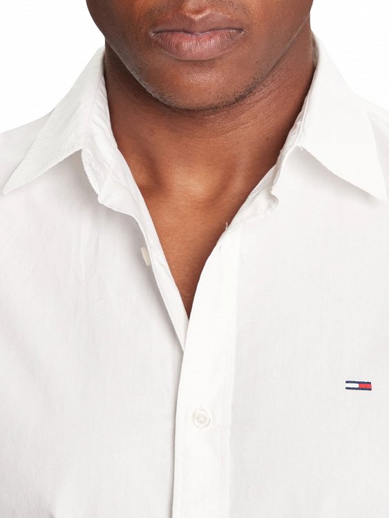 Tommy Hilfiger Ανδρικό Πουκάμισο DM0DM22026 YBL Λευκό