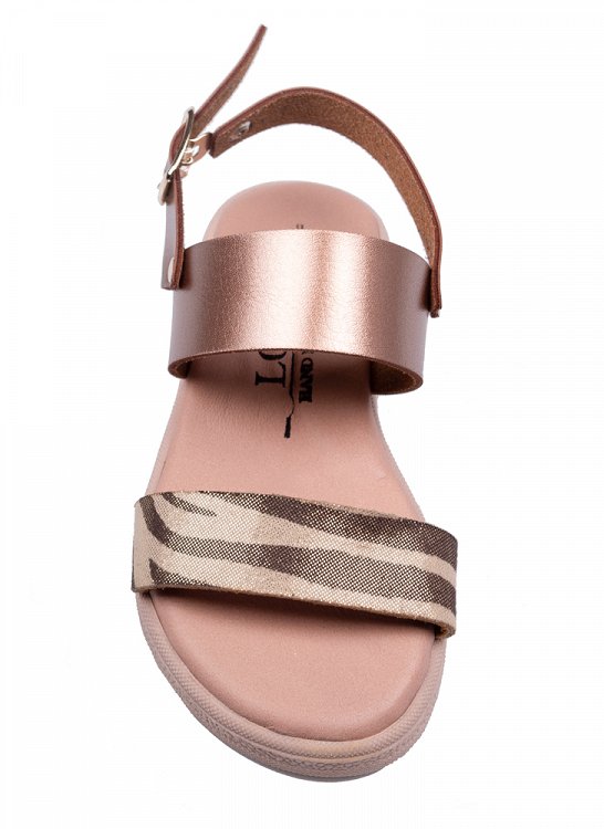 Apostolidis Shoes Παιδικό Πέδιλο 250 Μπρονζε