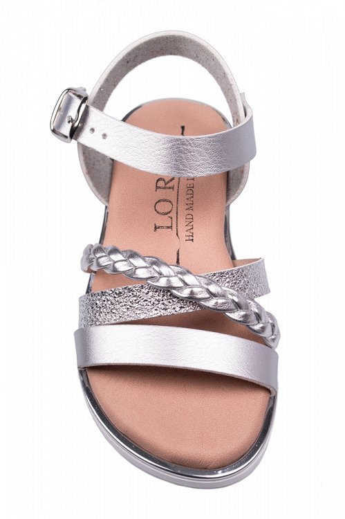 Apostolidis Shoes Παιδικό Πέδιλο 150 Ασημι
