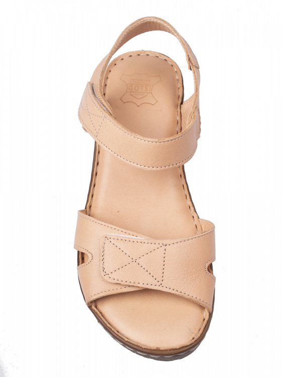 Apostolidis Shoes Δερμάτινο Κλασσικό Πέδιλο 151 Μπεζ
