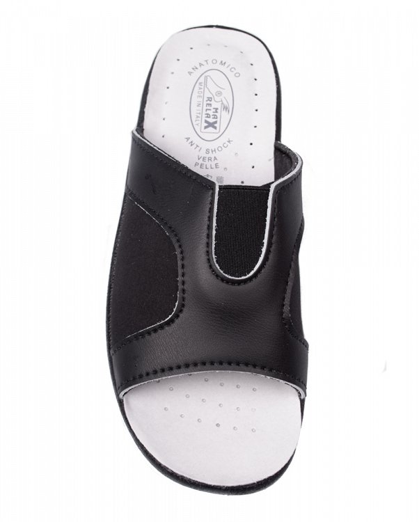 Apostolidis Shoes Ανατομικές Παντόφλες 143 Black