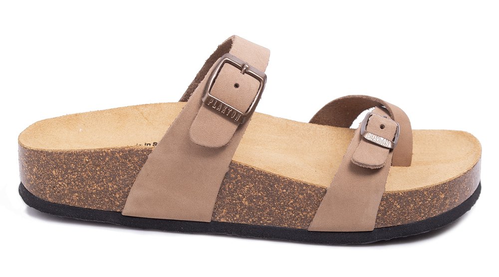 Plakton Ανατομικές Παντόφλες CP Bombay 341032 Nobuck 2 Taupe