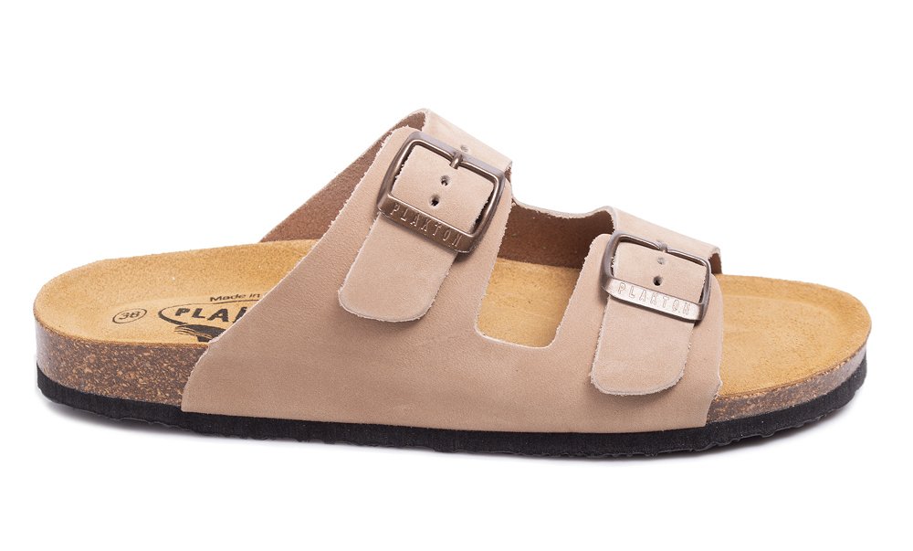 Plakton Ανατομικές Παντόφλες Beta 180010 Nobuck 2 Taupe