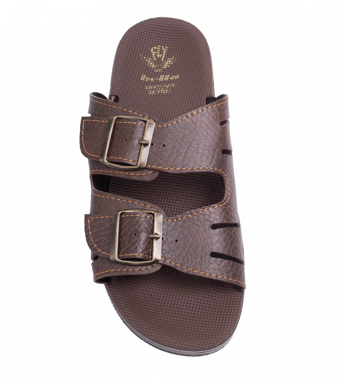 Apostolidis Shoes Ανδρική Παντόφλα A09 Καφέ