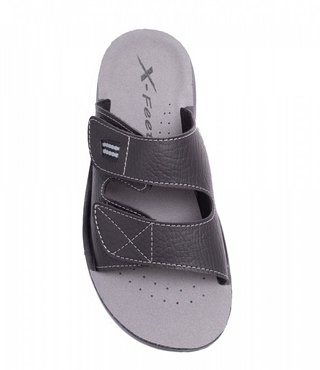 Apostolidis Shoes Ανδρική Παντόφλα A73 Μαύρο