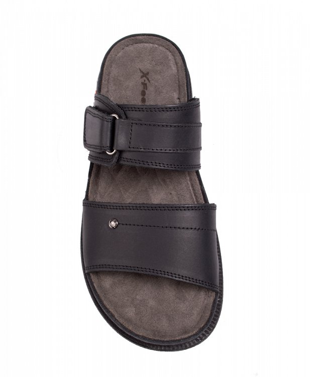Apostolidis Shoes Ανδρική Παντόφλα A85 Μαύρο