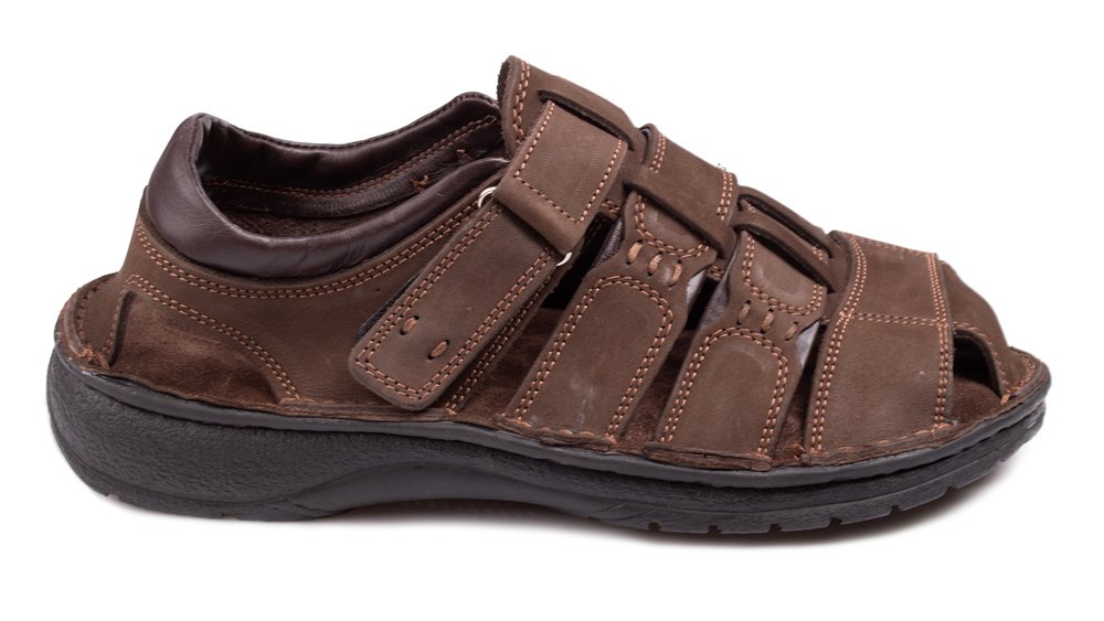 Apostolidis Shoes Ανδρικό Πέδιλο A88 Καφέ