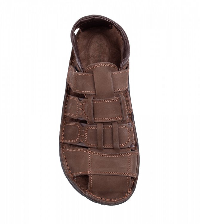 Apostolidis Shoes Ανδρικό Πέδιλο A88 Καφέ