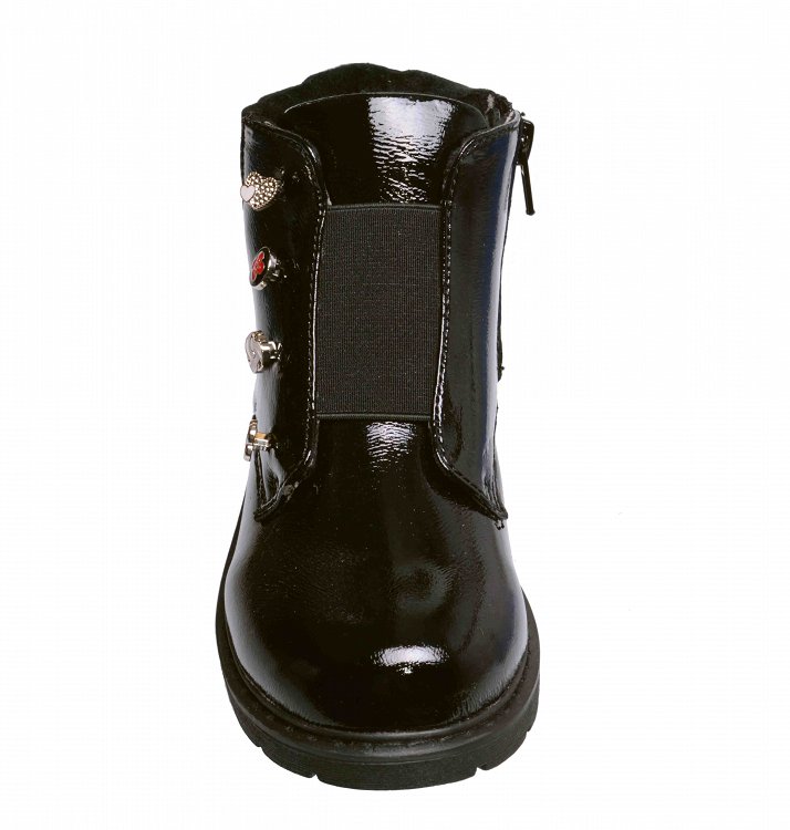 Iq Kids Παιδικό Μποτάκι Για Κορίτσια Thelma-135 Black
