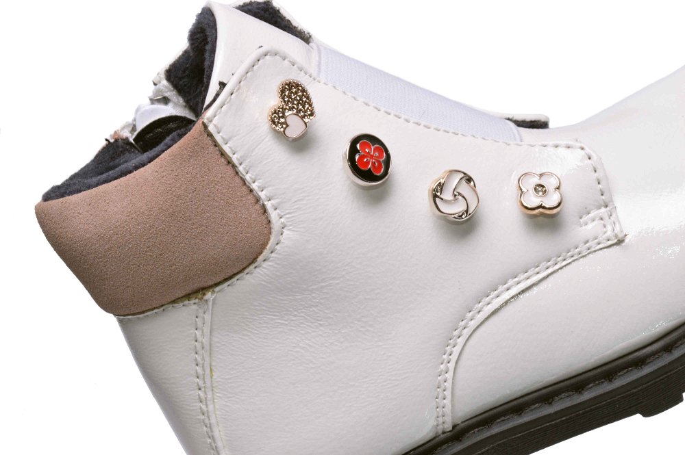 Iq Kids Παιδικό Μποτάκι Για Κορίτσια Thelma-135 White