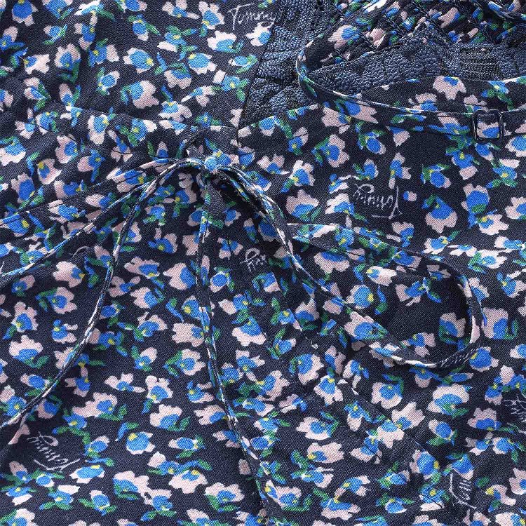 Tommy Hilfiger Tjw Ditsy Floral Lace Cami Top DW0DW15215 0G1 Blue Ditsy Floral Print