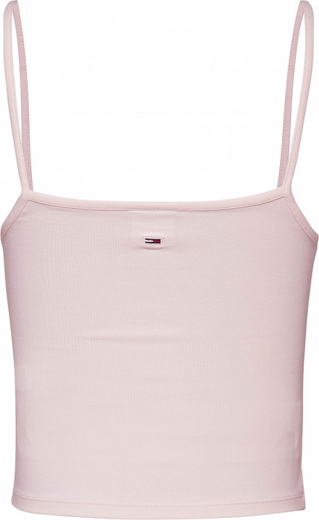 Tommy Hilfiger Tjw Bby Color Linear Strap Top DW0DW15442 TJ9 Faint Pink