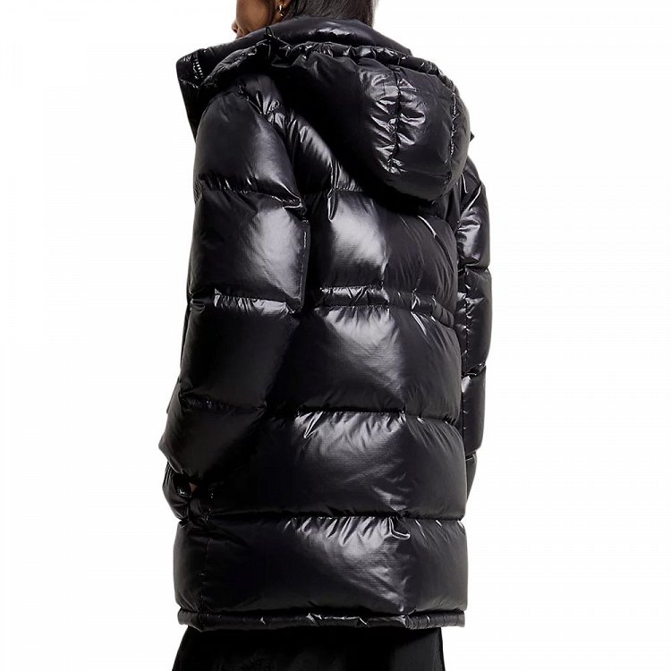 Tommy Hilfiger Tjw Midi Alaska Puffer DW0DW16573 BDS Black