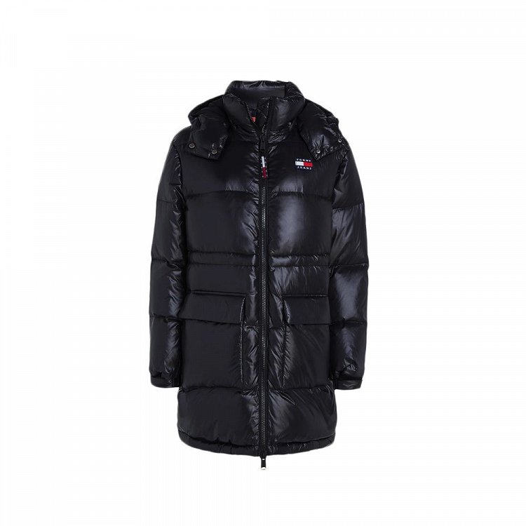 Tommy Hilfiger Tjw Midi Alaska Puffer DW0DW16573 BDS Black